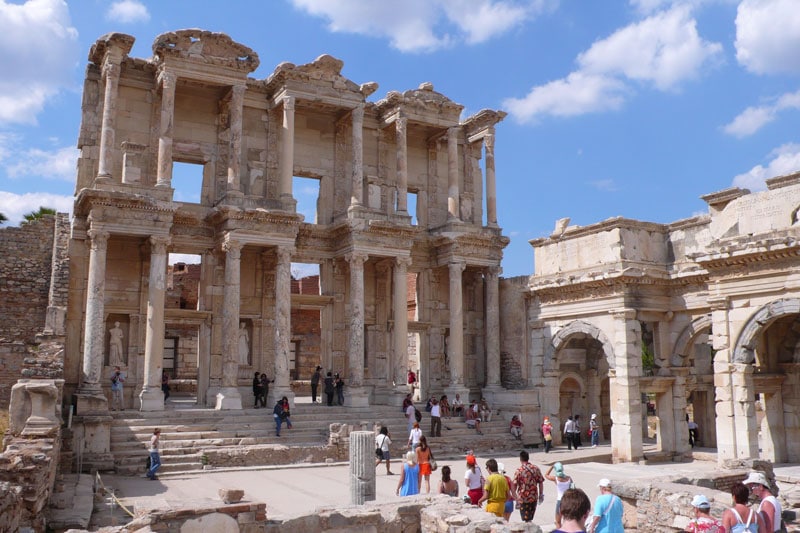 The Library of Celsus Roman building in Ephesus Anatolia Selcuk Turkey