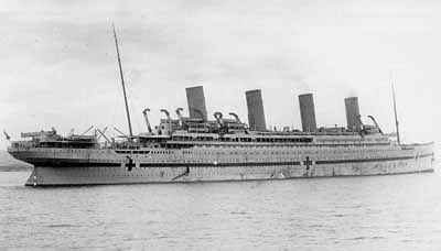 The Britannic ship