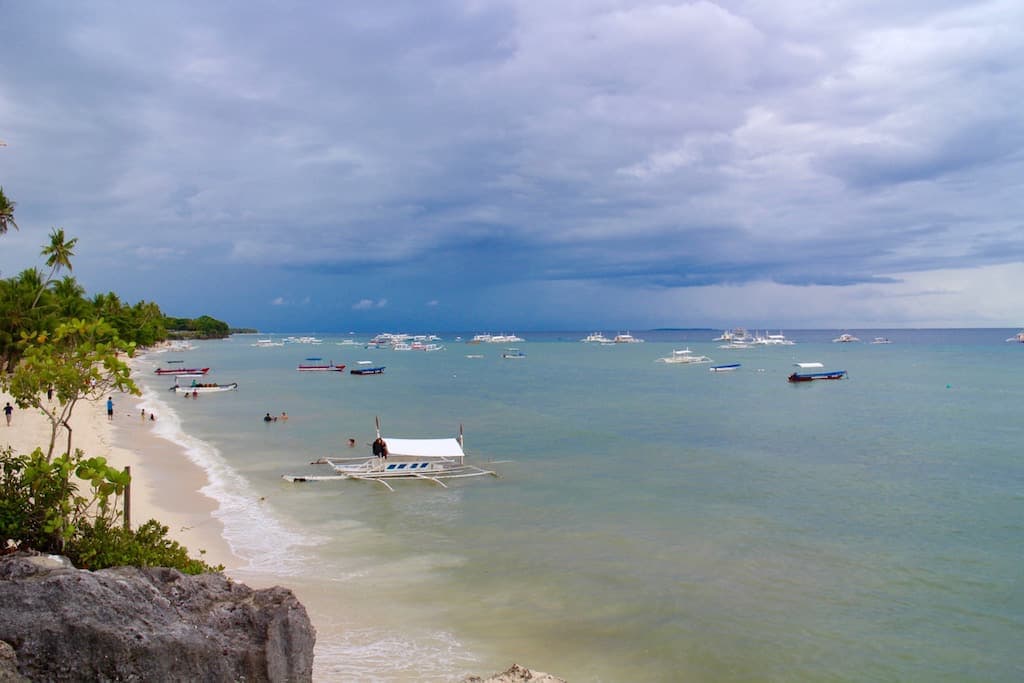 Panglao Beach, Bohol, near Cebu. A great place for Nomads in the Philippines to relax