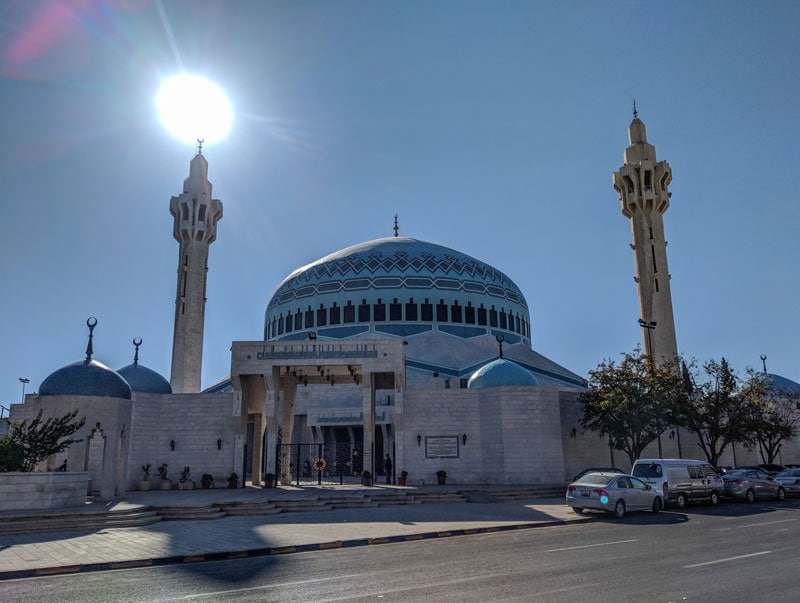 King Hussein mosque of Amman - The blue Mosque