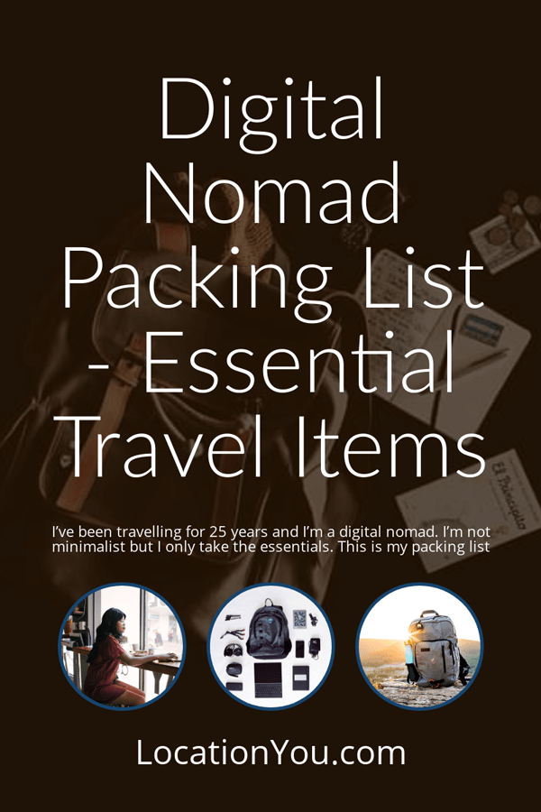 Digital Nomad Packing Lists