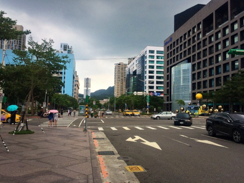 Taipei's modern streets