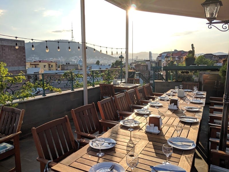 Amazing value restaurants with views in Tbilisi