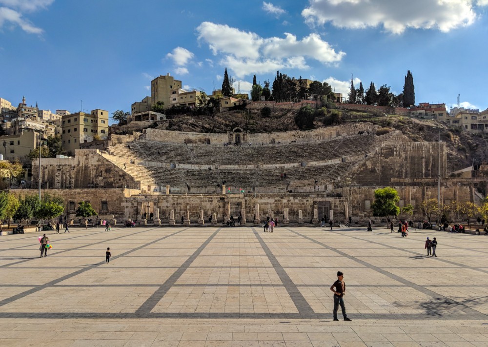 The Roman Amphitheatre in Amman's City Centre