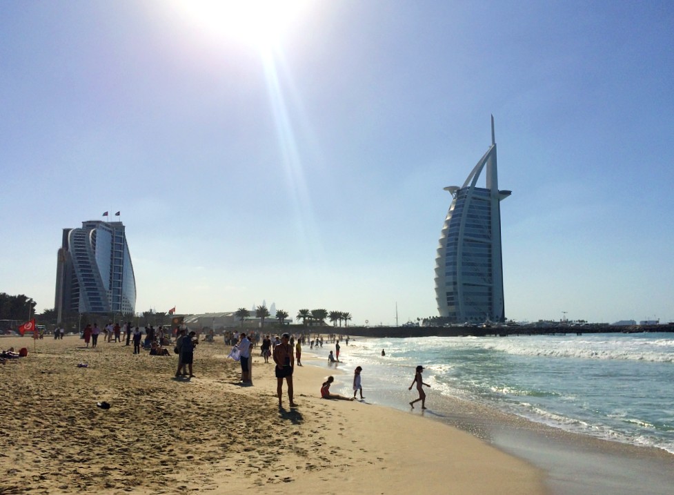 Dubai beaches by the coast