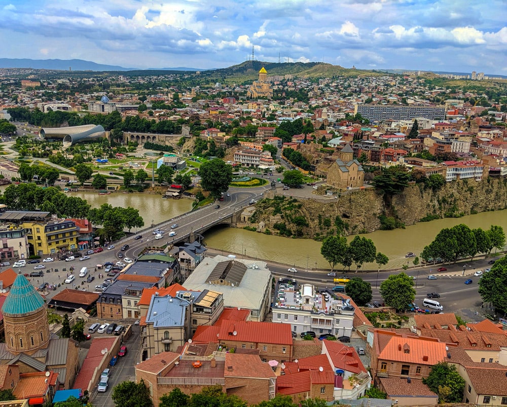 Tbilisi from the fortress