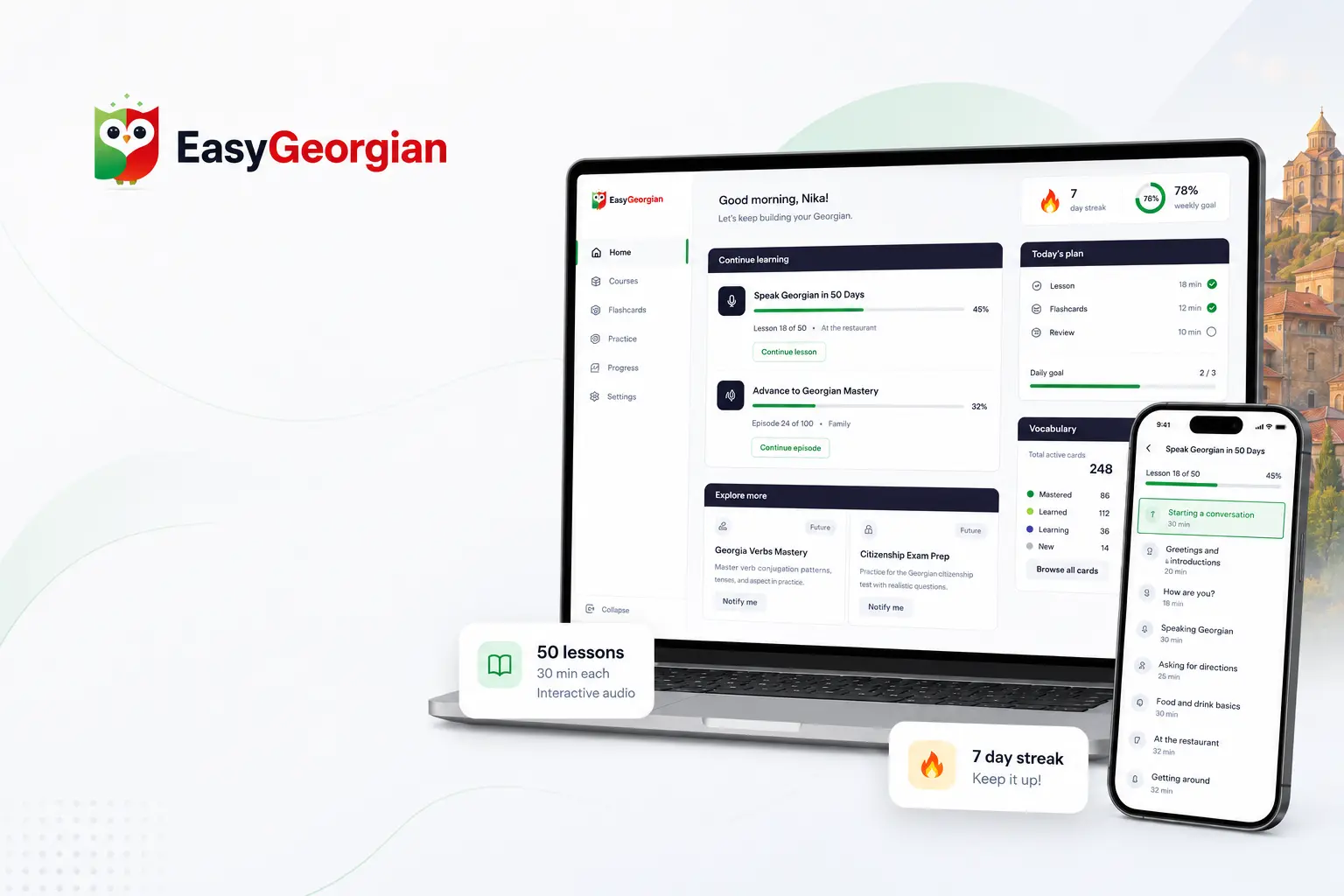EasyGeorgian app