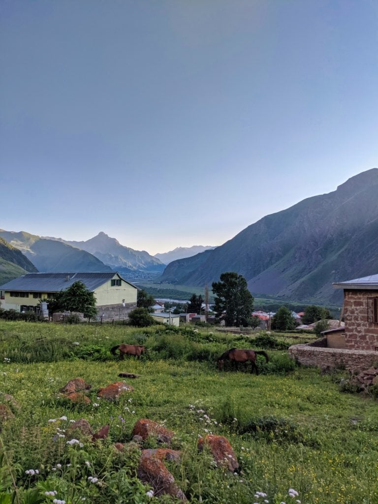 stepantsminda village