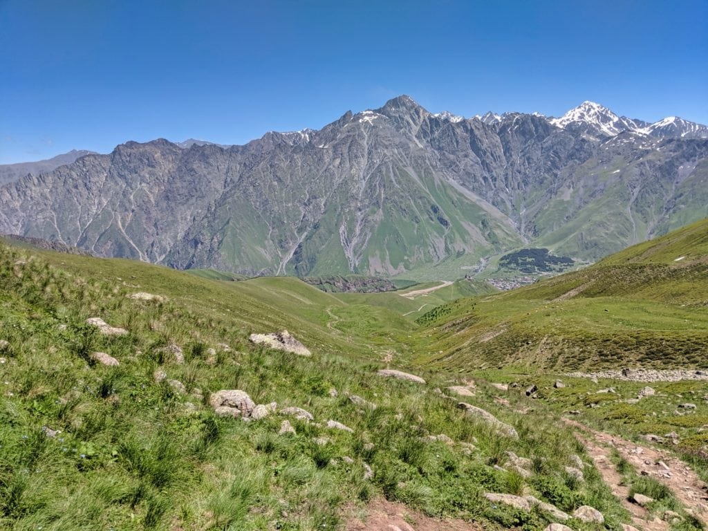 valley in the moutains of georgia