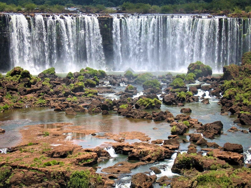 Iguazú falls in northern Argentina