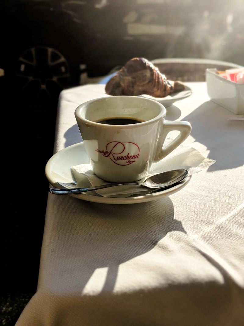 coffee in Antico Cafè Ruschena