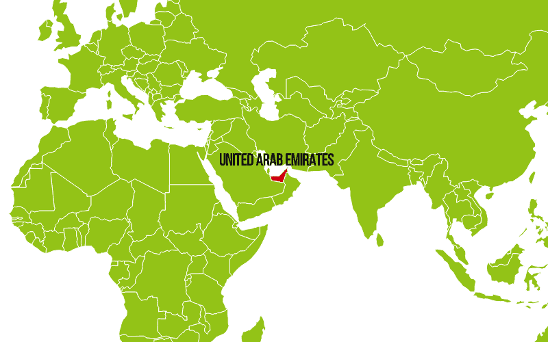 Where Dubai Is Located In World Map