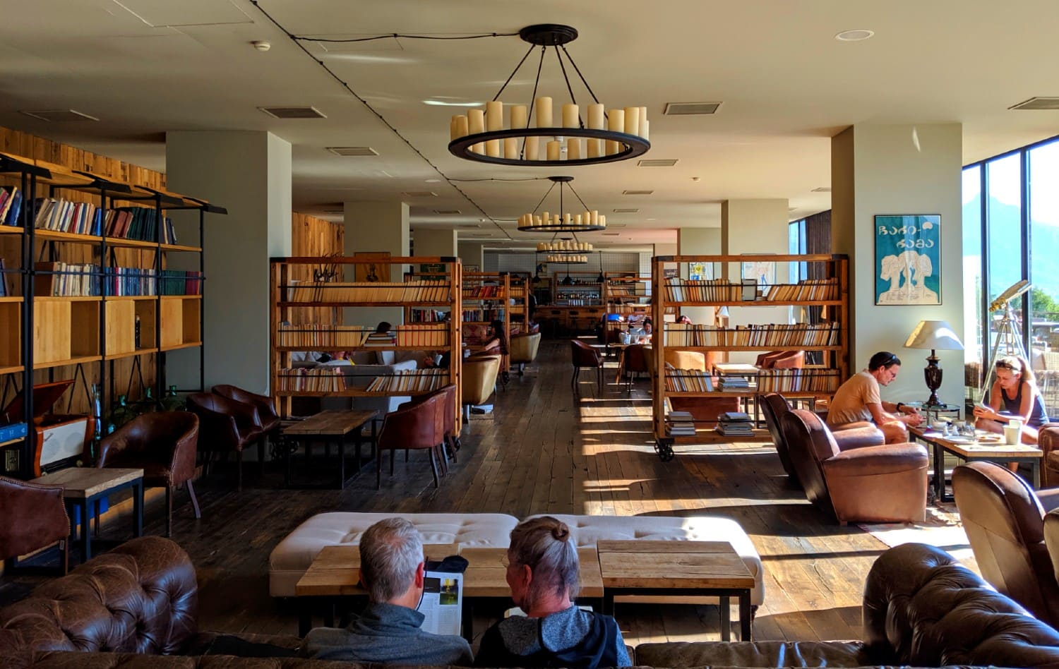 The Library in Rooms Hotel Kazbegi