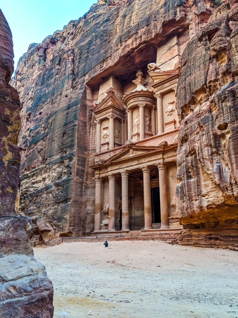 The Treasury of Petra in the early morning