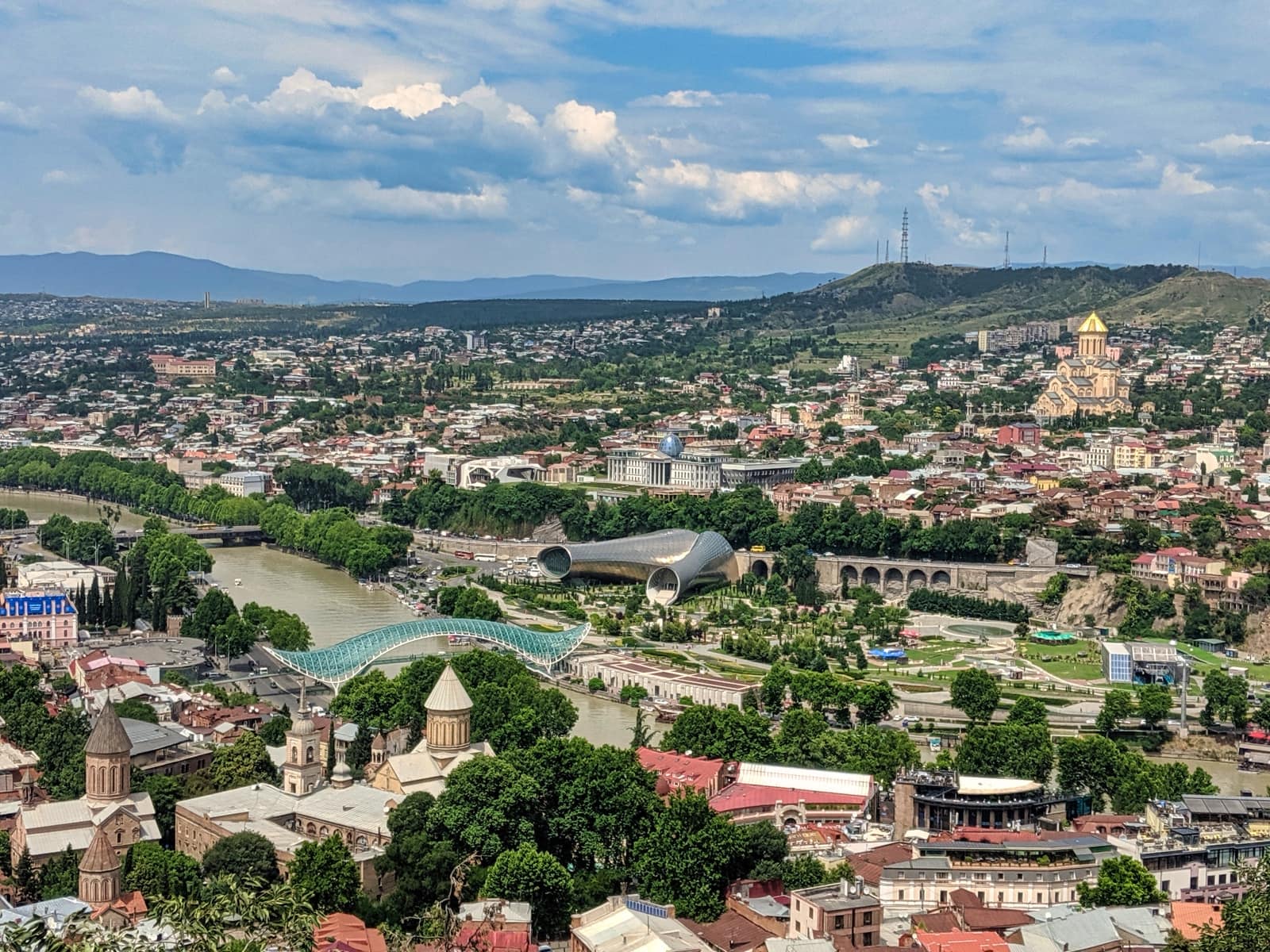 Tbilisi Skyline Travels In Georgia