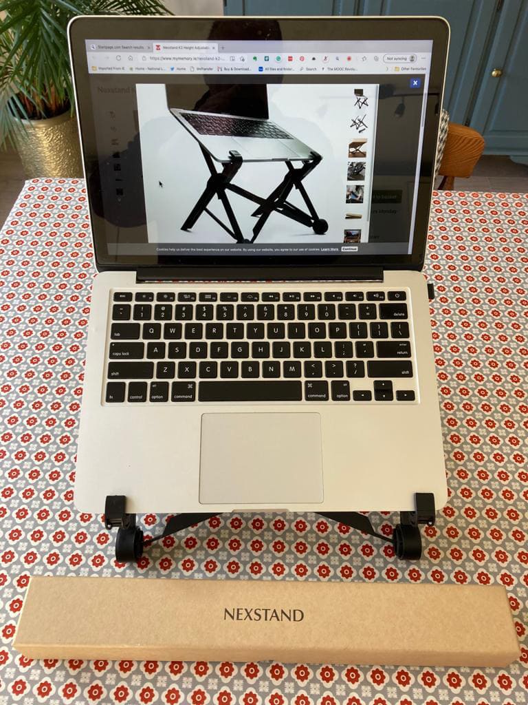 nexstand with 13 inch macbook