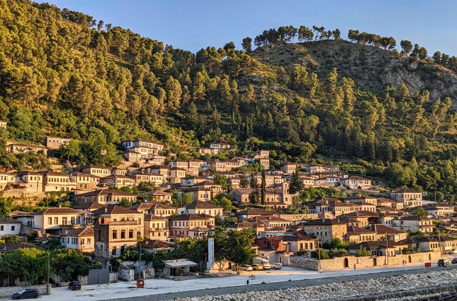 berat town central albania