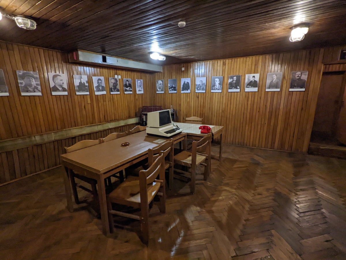 communist era government spy rooms in bunkart